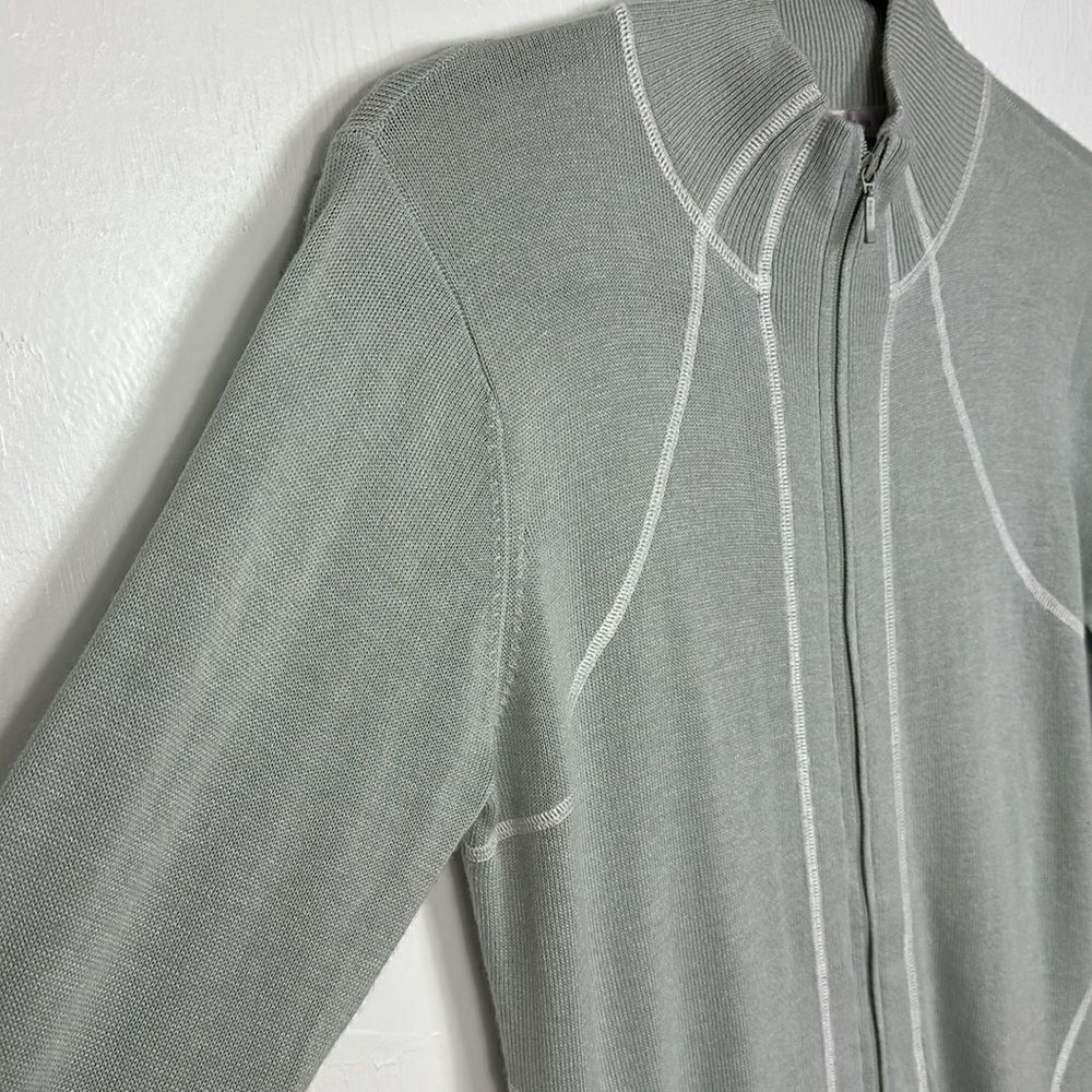 Peter Millar Element 4 Warmth Gray Viscose Blend Full Zip Jacket Size S - Picture 2 of 9